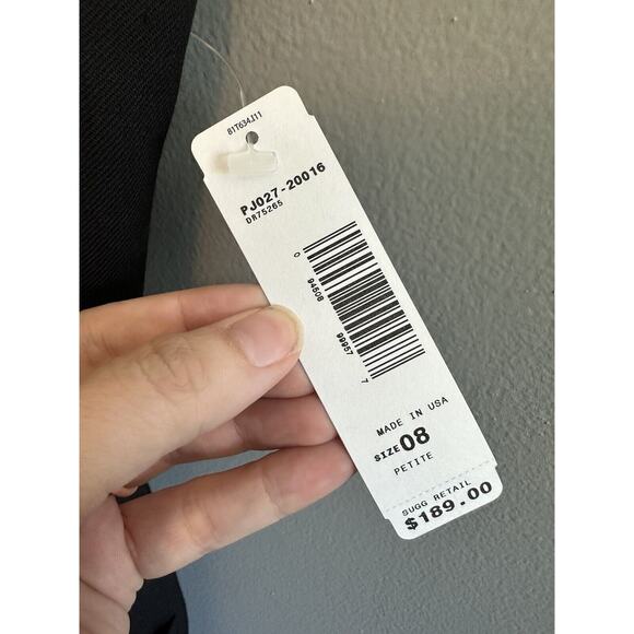 Pendleton Wool Black Sheath Dress Women’s 8 Petite NWT pockets - Picture 4 of 5